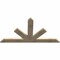 Ekena Millwork Saratoga Rough Sawn Timber Gable Bracket, Douglas Fir, 72"W x 39"H x 2"D x 6"F, 13/12 Pitch GBW072X39X0206SAR00RDF - alternate 3